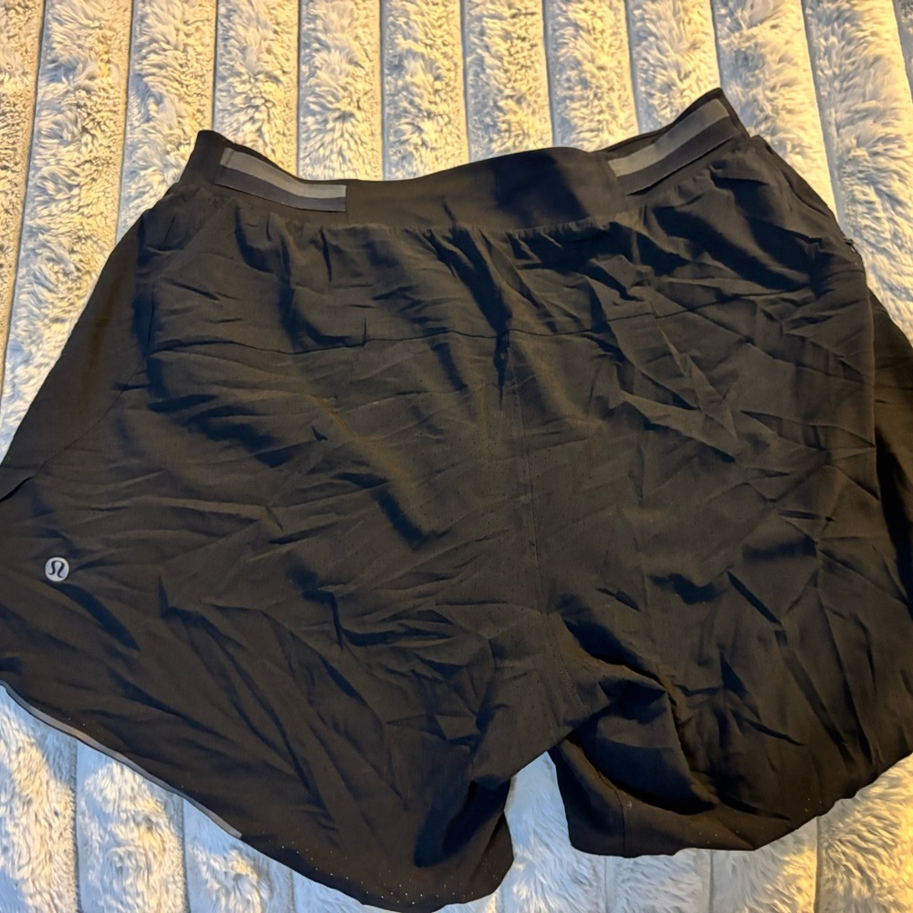 lululemon athletica Men's Black Athletic Shorts